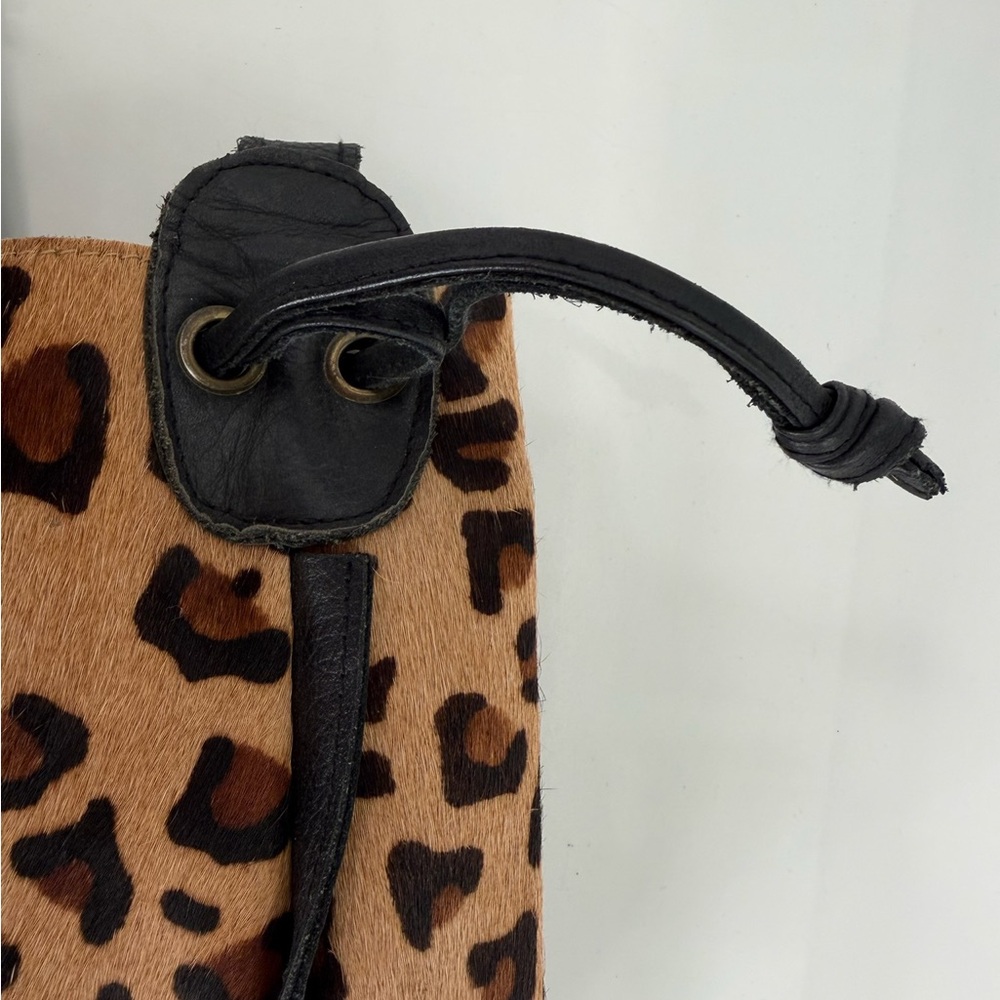 Cleobella Leopard Print Backpack - image 3